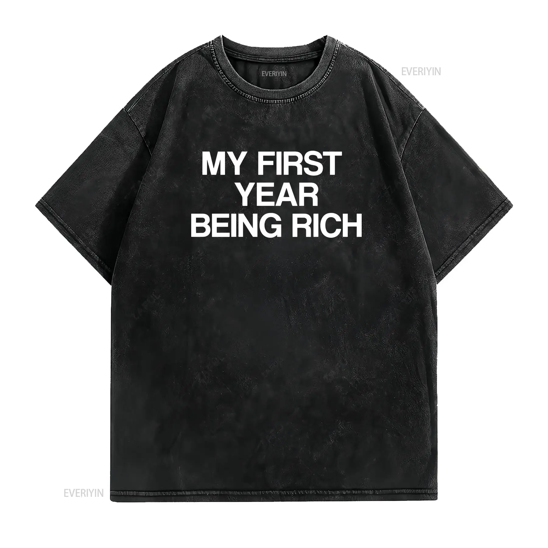First Year Being Rich T Shirt  - Luxury Lifestyle Of Celebrities 评论和价格