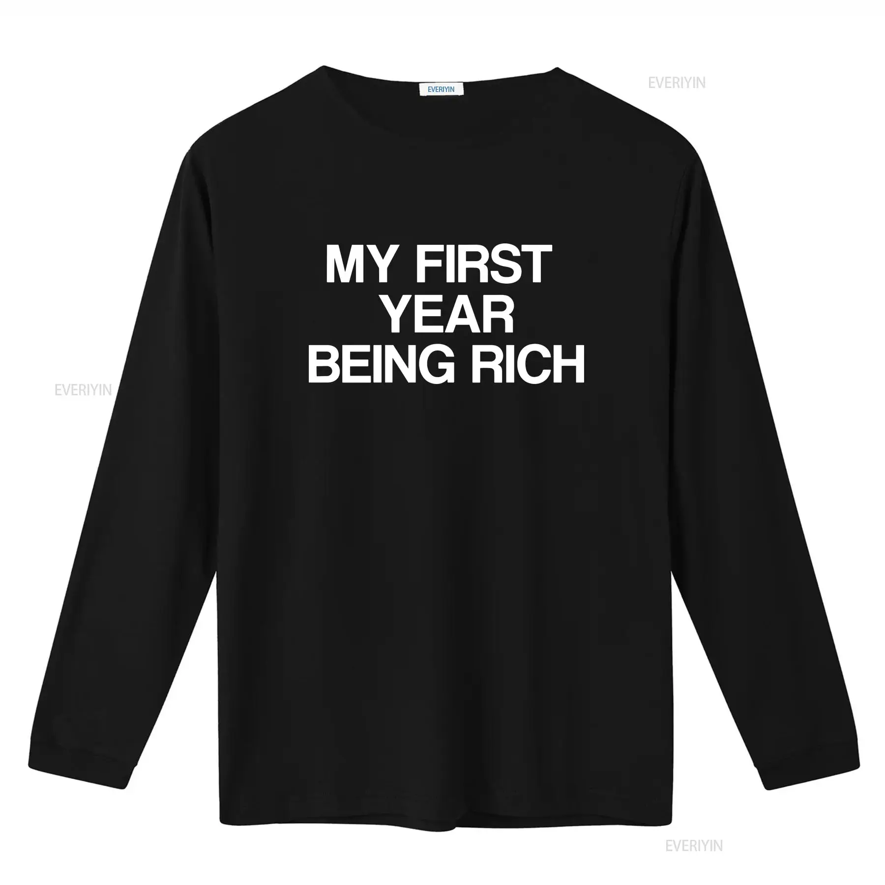 First Year Being Rich T Shirt  - Luxury Lifestyle Of Celebrities 评论和价格
