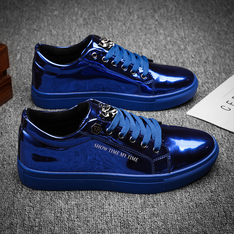 Luxury Men Casual Sneakers Blu - Luxury Lifestyle Fashion 评论和价格
