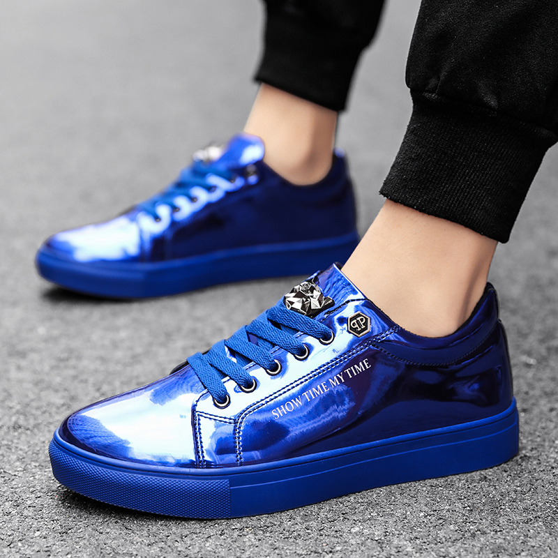 Luxury Men Casual Sneakers Blu - Luxury Lifestyle Fashion 评论和价格