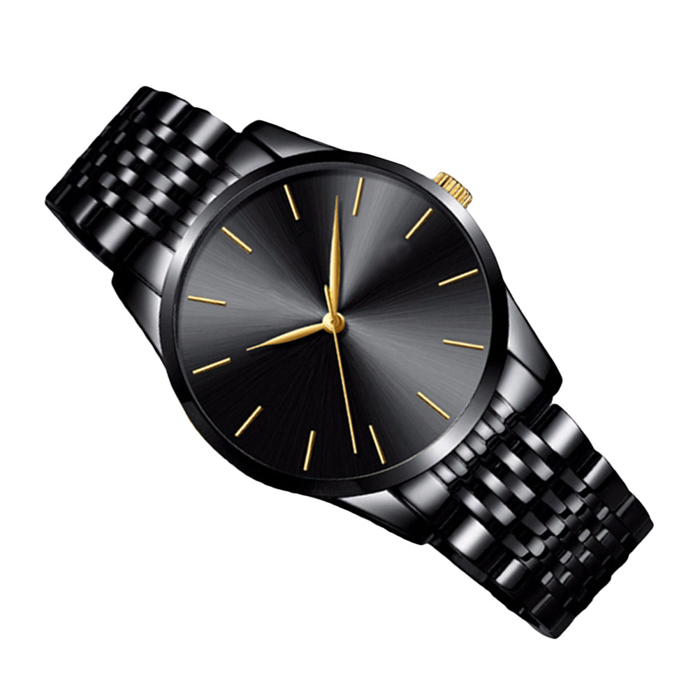 Stainless Steel Men Wrist Watc - Luxury Lifestyle Fashion 评论和价格
