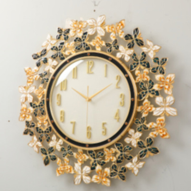 Enamel Butterfly Clock Wall Cl - Luxury Lifestyle Fashion 评论和价格