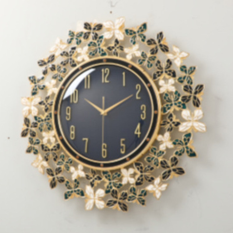 Enamel Butterfly Clock Wall Cl - Luxury Lifestyle Fashion 评论和价格